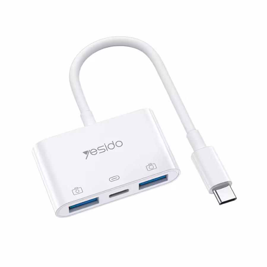 مبدل چندکاره OTG تایپ سی یسیدو Yesido OTG TYPE-C Converter GS17