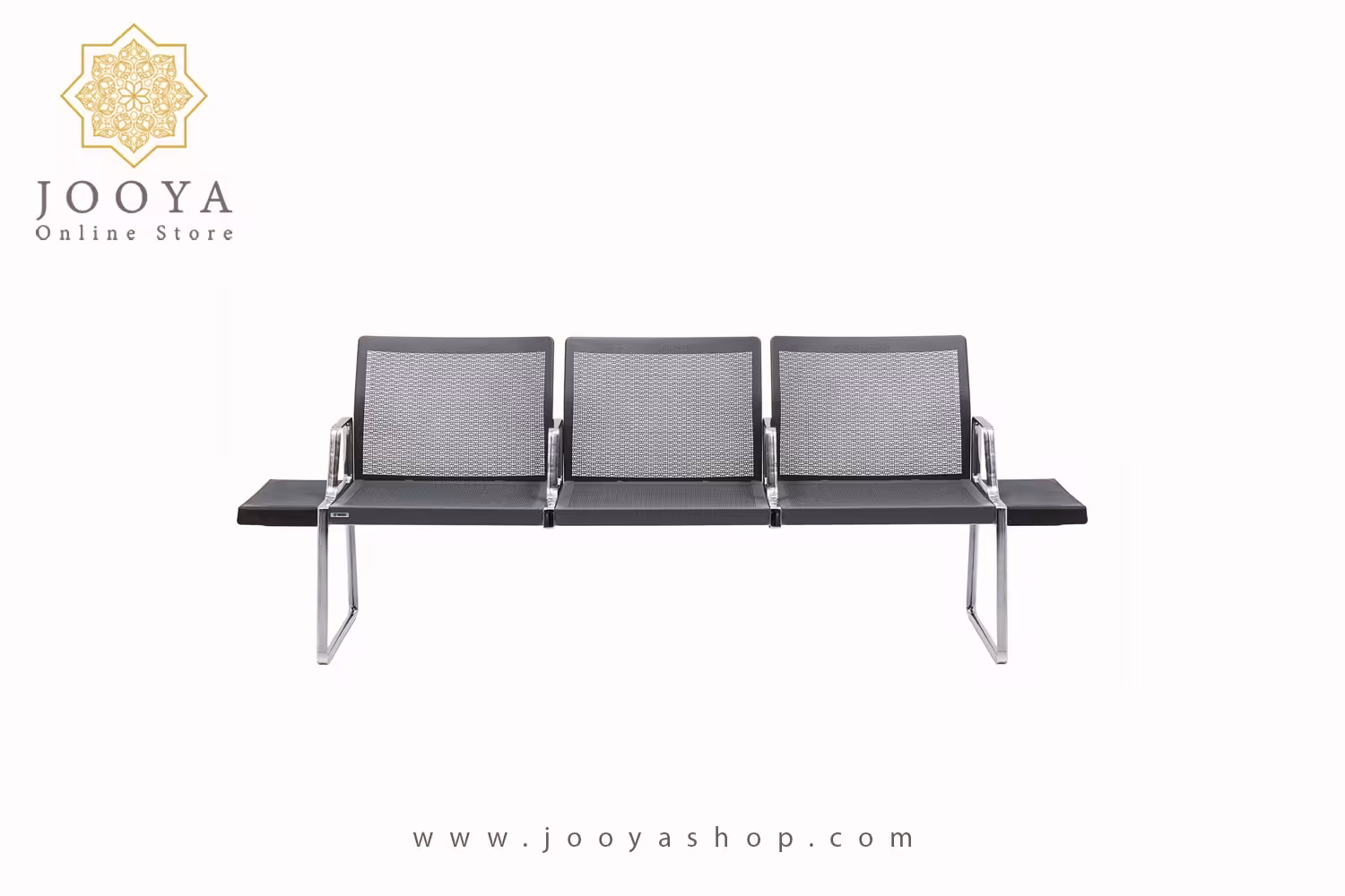 نیمکت نظری مدل ترانزیت کف و پشت فلزی پانچ سه نفره کد N973