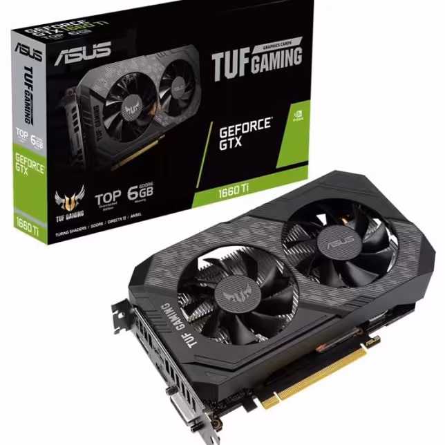 کارت گرافیک ایسوس TUF Gaming GTX 1660 Ti TOP 6GB