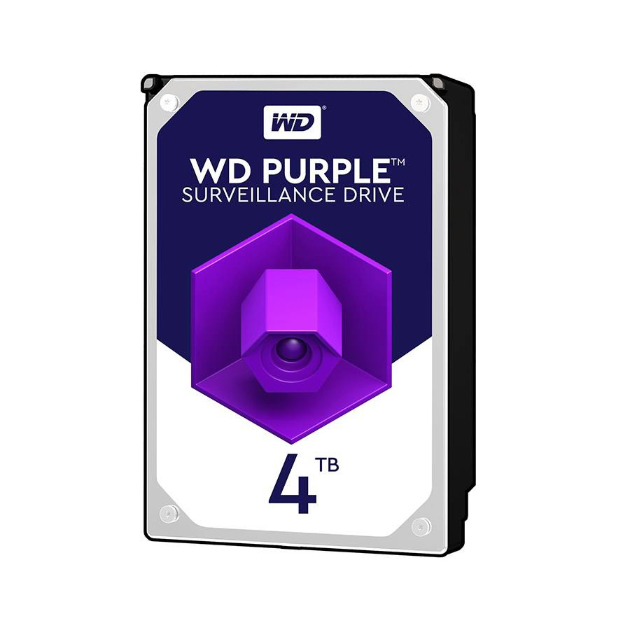 هارددیسک اینترنال وسترن دیجیتال مدل Purple WD40PURZ ظرفیت 4 ترابایت ضمانت اصلی(حامی(الماسا-ویستا) ،سازگار ارقام ،آواژنگ و…)