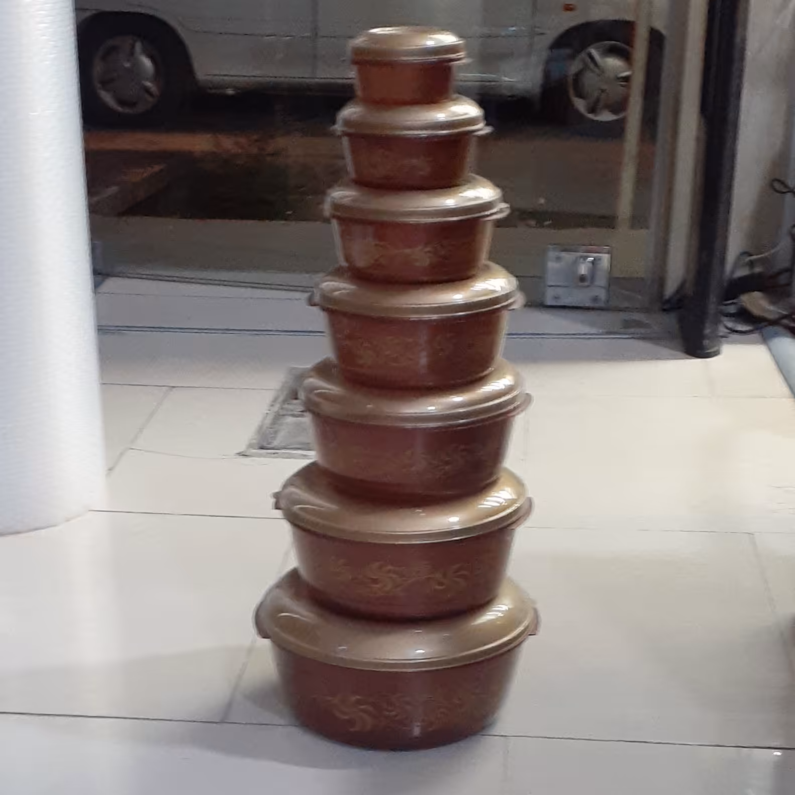 ظرف نگهدارنده7پارچه هندی