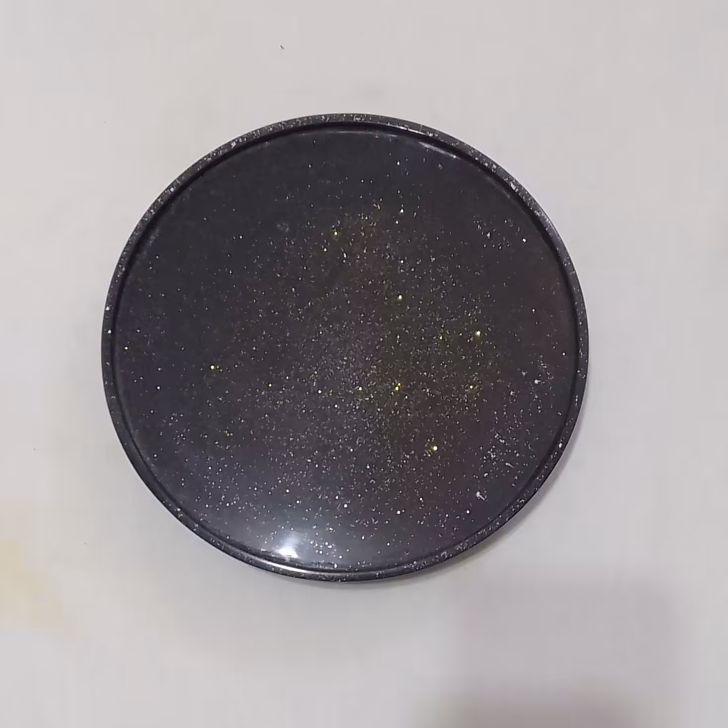 شیرینی خوری مشکی پایه دار 