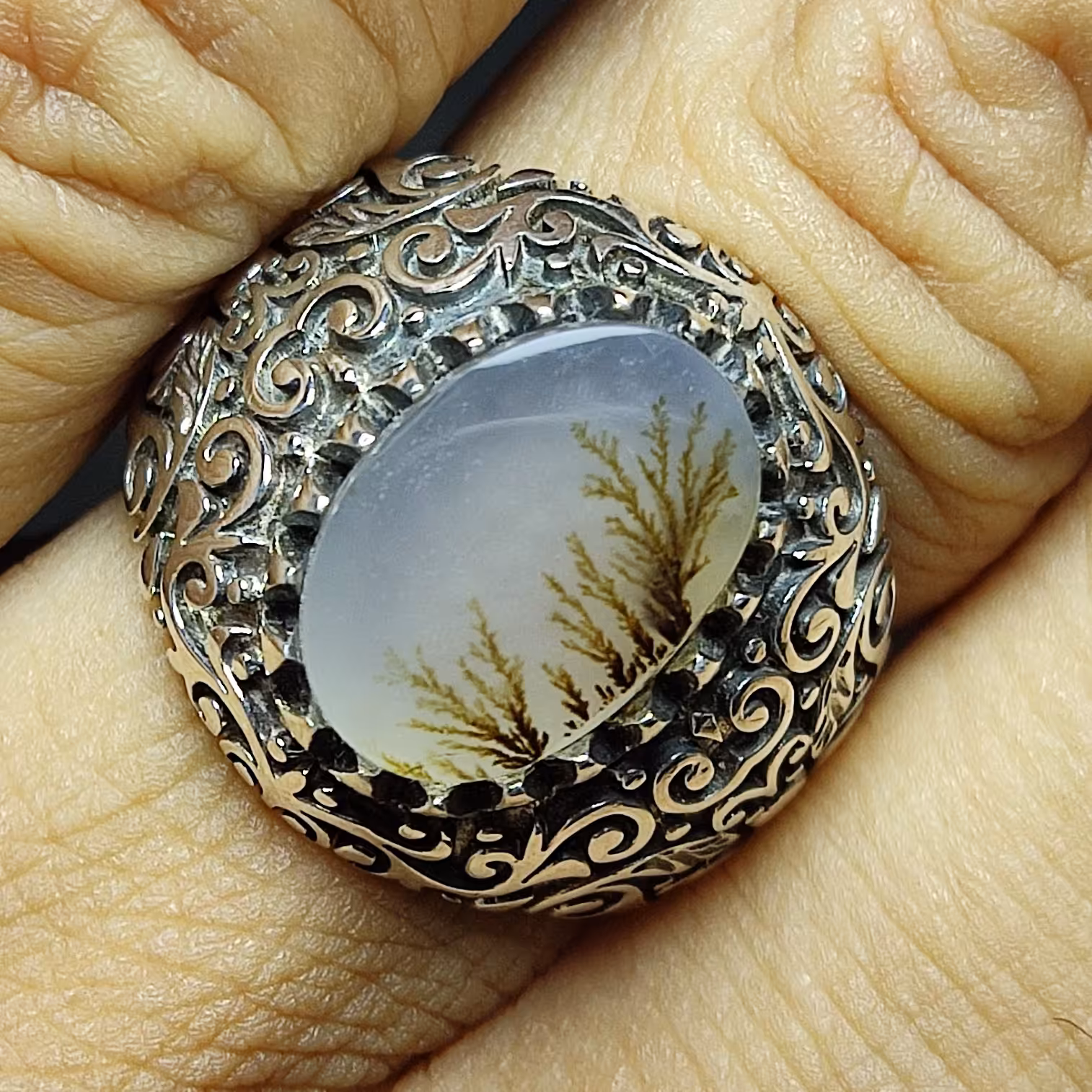 انگشتر شجر منظره اصیل ایرانی 