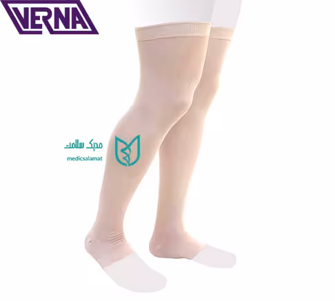 جوراب واریس ورنا با کفه بالای ران کلاس 2 VERNA AG