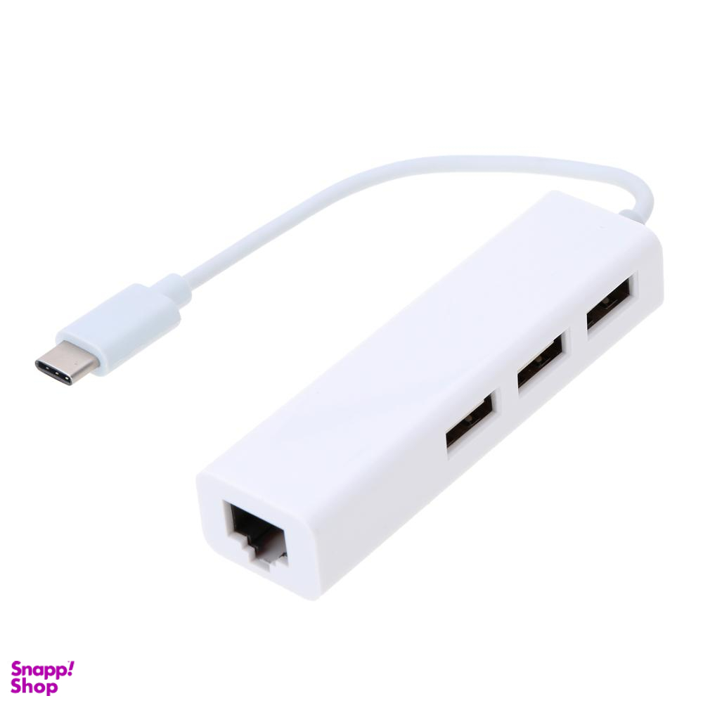 تبدیل Type C به lan و Ethernet و USB