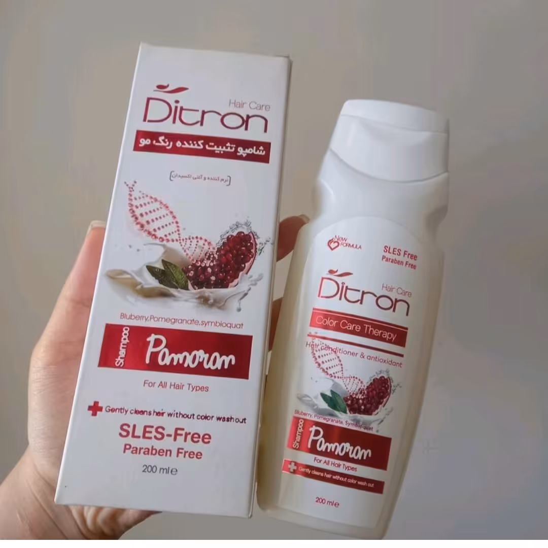 شامپو تثبیت کننده رنگ مو دیترون