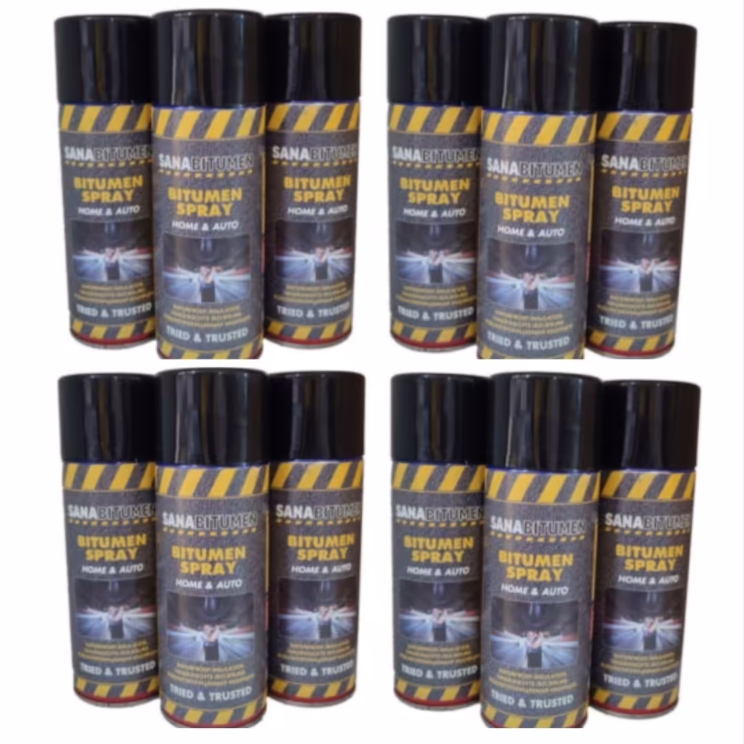 اسپری قیر. عایق رطوبتی 400 میل بسته 12 عددی