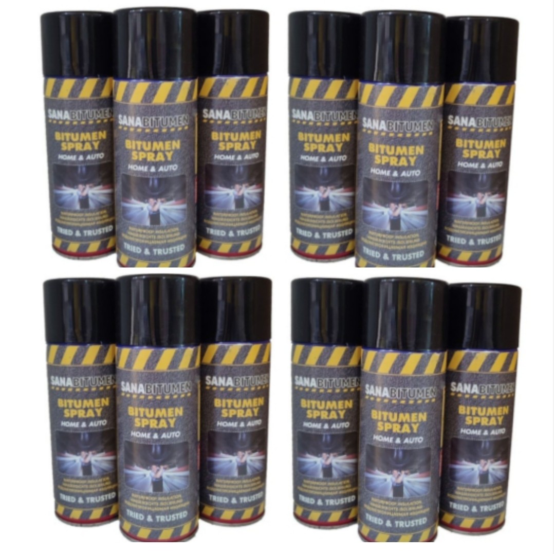 اسپری قیر. عایق رطوبتی 400 میل بسته 12 عددی