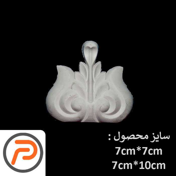 گل تزئینی طرح منبت pvc کد 213