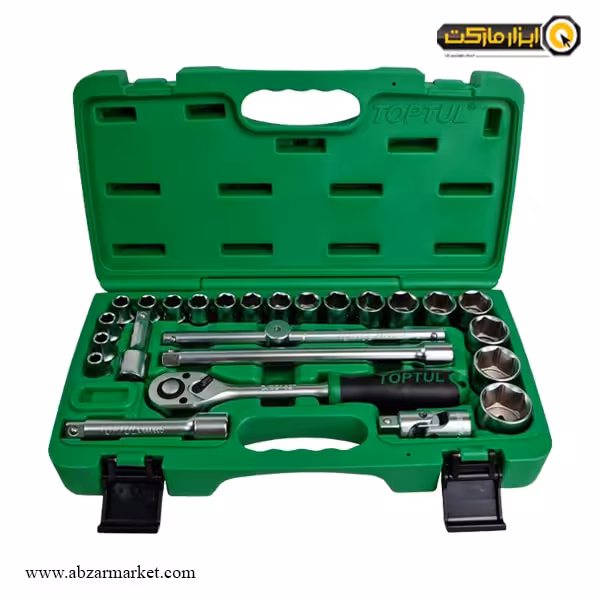 جعبه بکس تاپ تول 25 پارچه 1/2 اینچ مدل GCAI2503