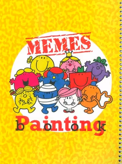 دفتر نقاشی و طراحی 40 برگ (طرح مسترمن،کد 1299)،(سیمی)