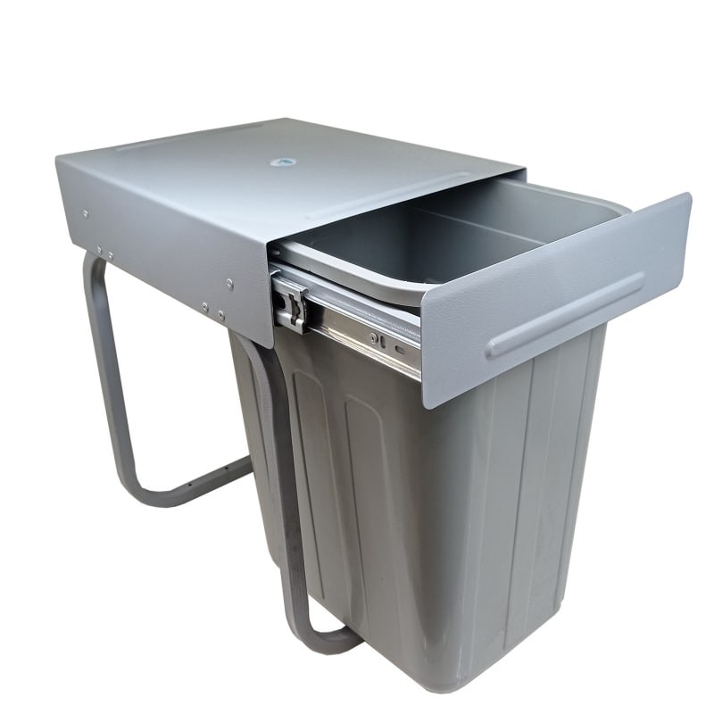 سطل زباله ریلی کابینت نازکو مدل تک مخزن سایز متوسط