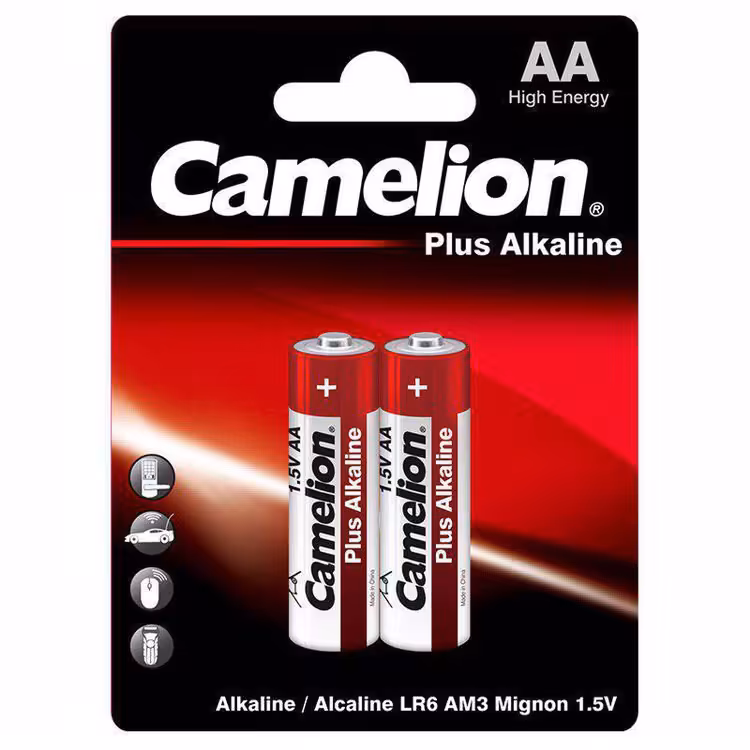 باتری قلمی پلاس الکالاین کملیون مدل LR6 بسته 2 عددی