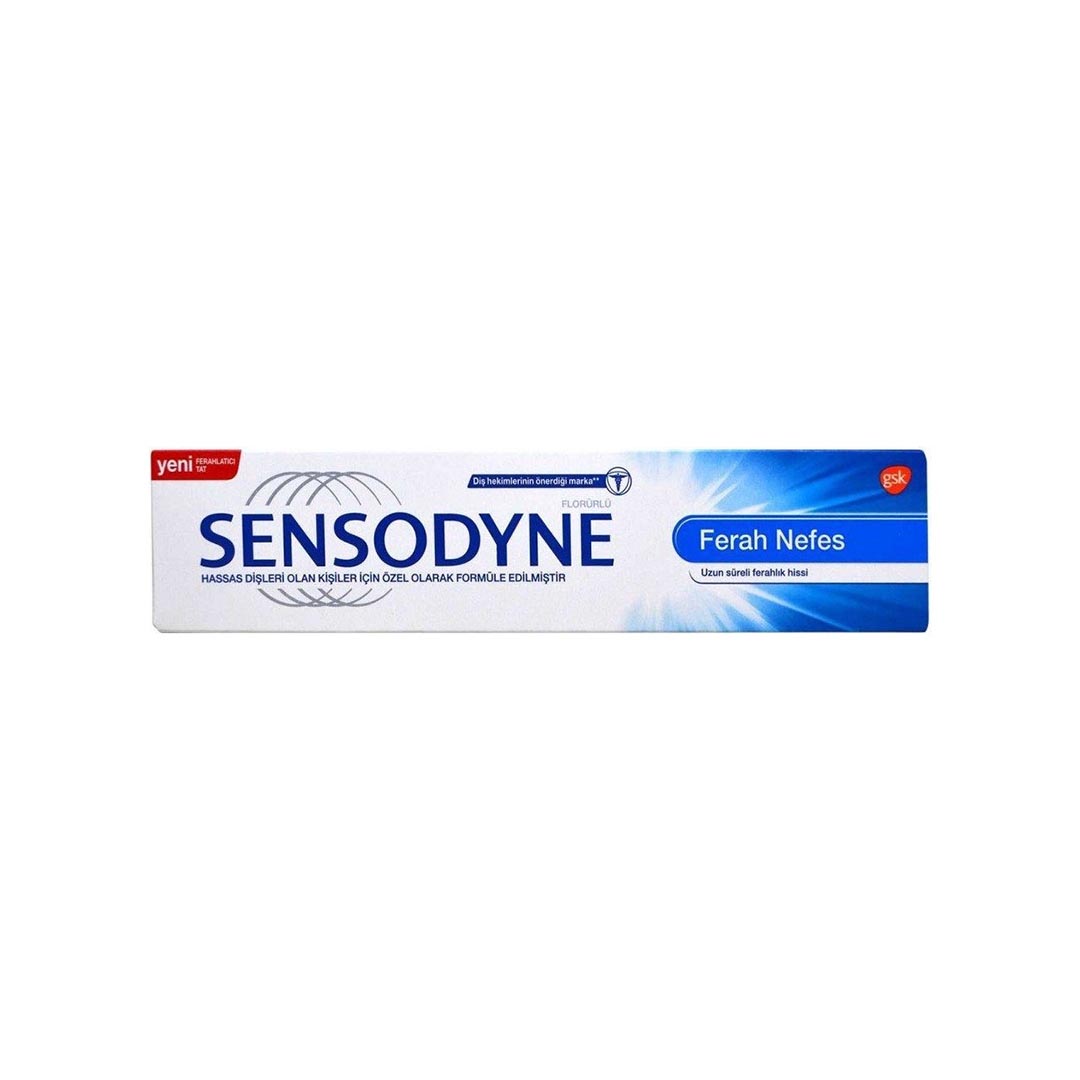 خمیر دندان سنسوداین خوشبو کننده 100 میلی لیتر Sensodyne Ferah Nefes | فروشگاه ارس ترک