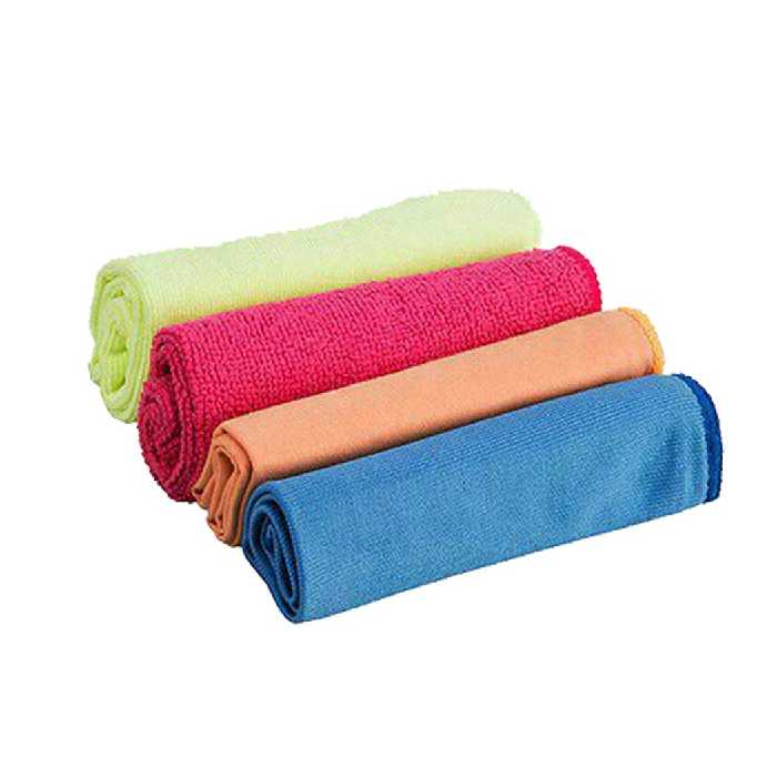 دستمال نظافت چهار عددی شامل 4 رنگ