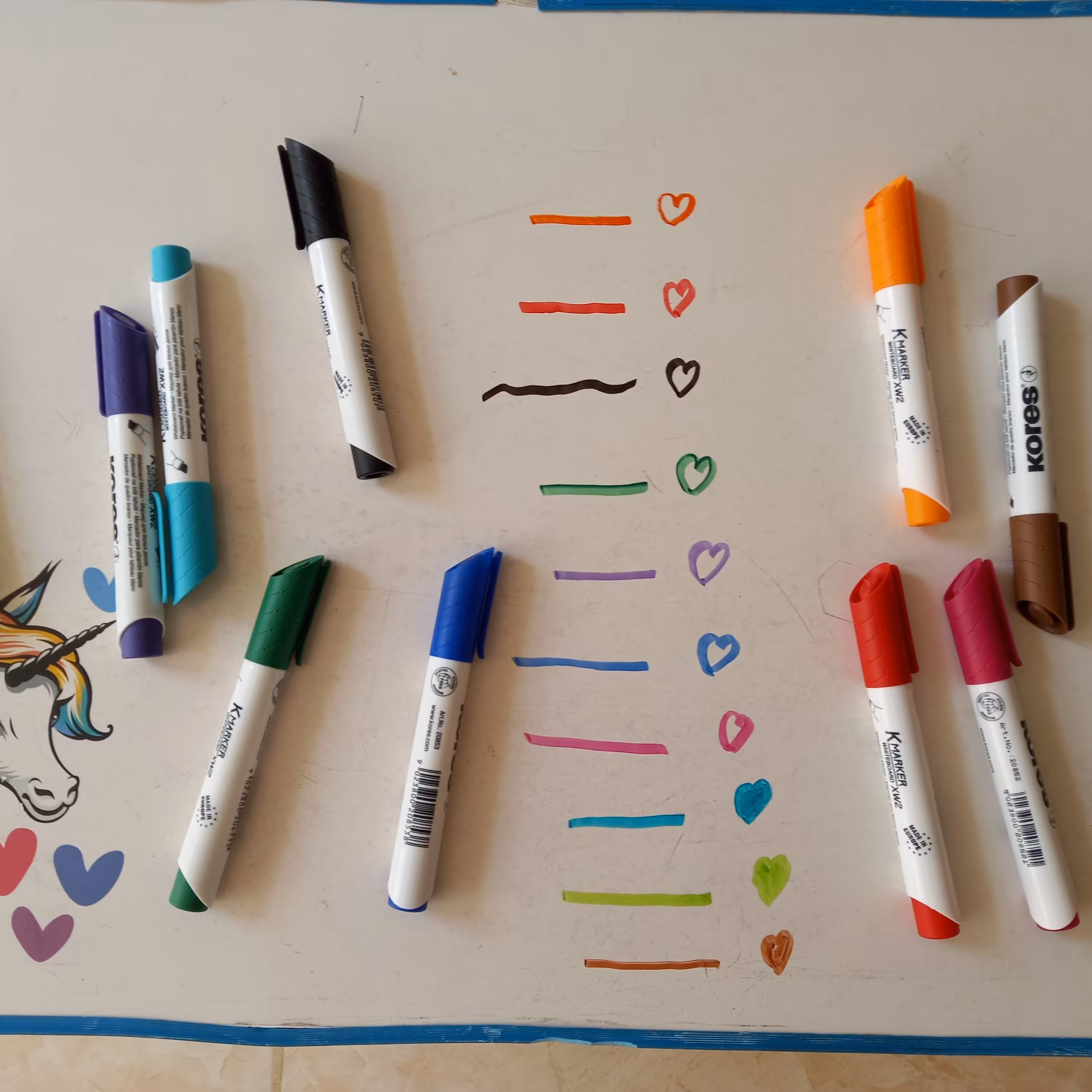 ماژیک وایت برد ده رنگ