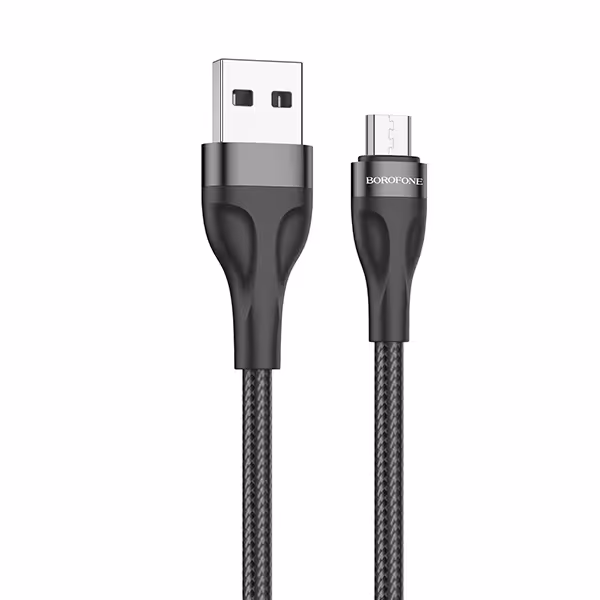 کابل تبدیل USB به MicroUSB بروفون مدل BX61 طول 1 متر
