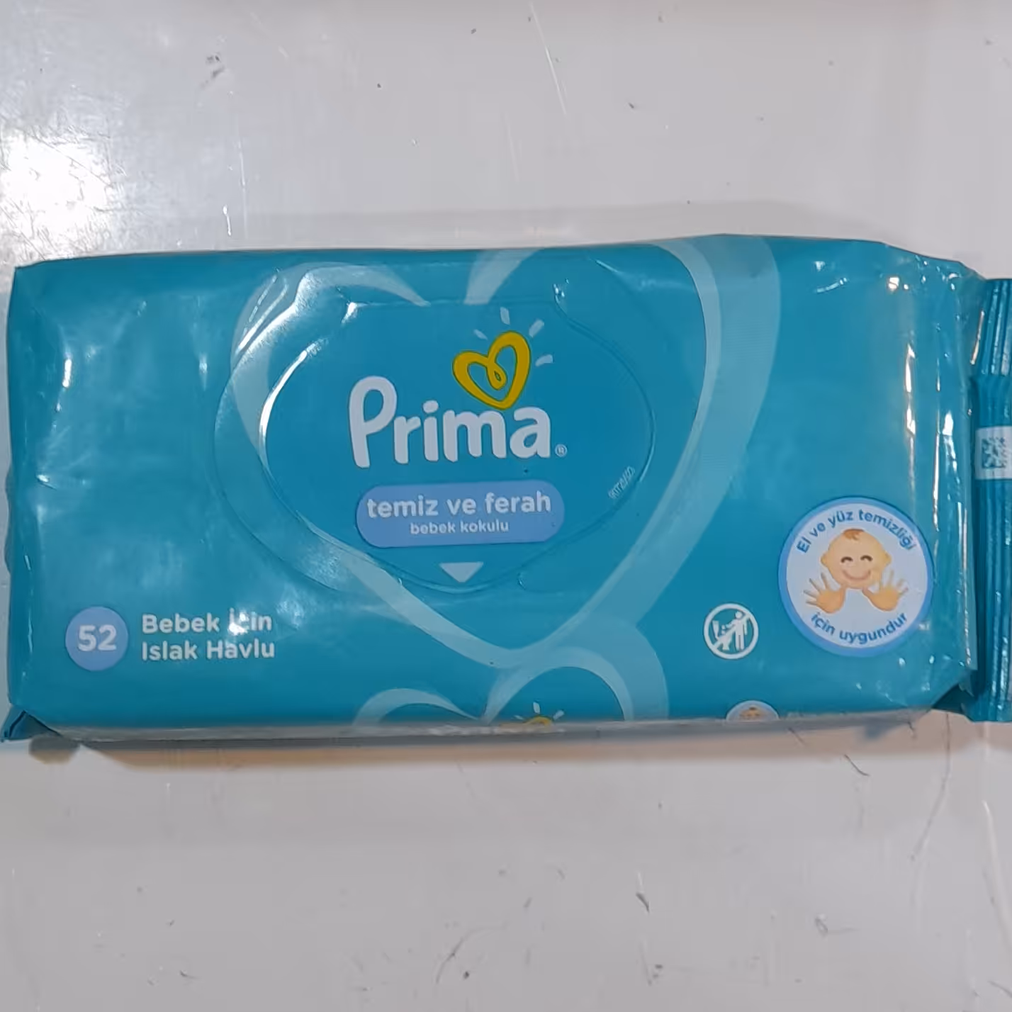 دستمال مرطوب پریما ساخت اسپانیا 52 عددی ضد حساسیت سفارش ترکیه