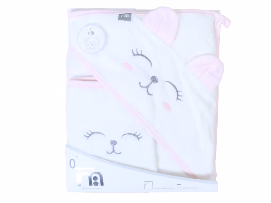 ست حوله کلاهدار و لیف نوزادی مادرکر mother care