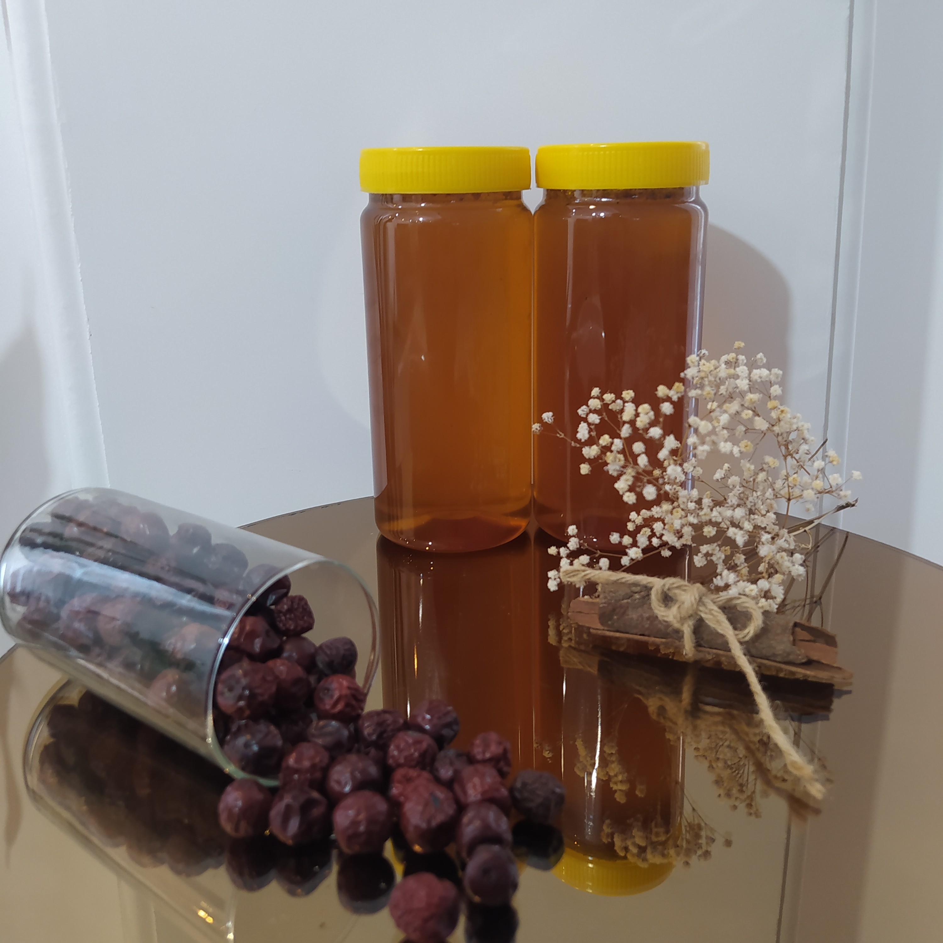 عسل کوهی یک کیلویی روشن طبیعی
