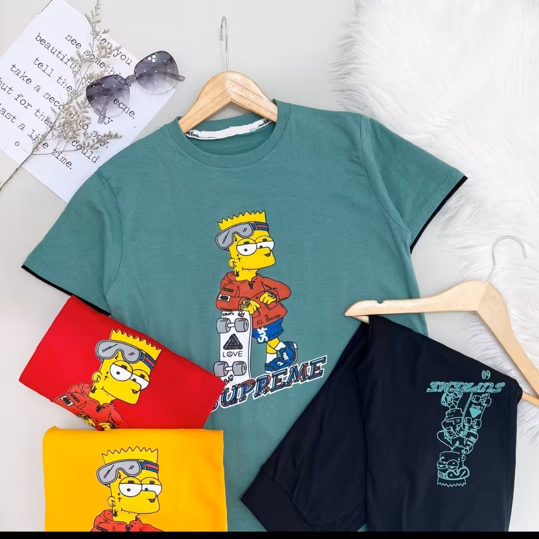 تیشرت و شلوارک پسرانه سایز 60 و 65 ارسال رایگان 