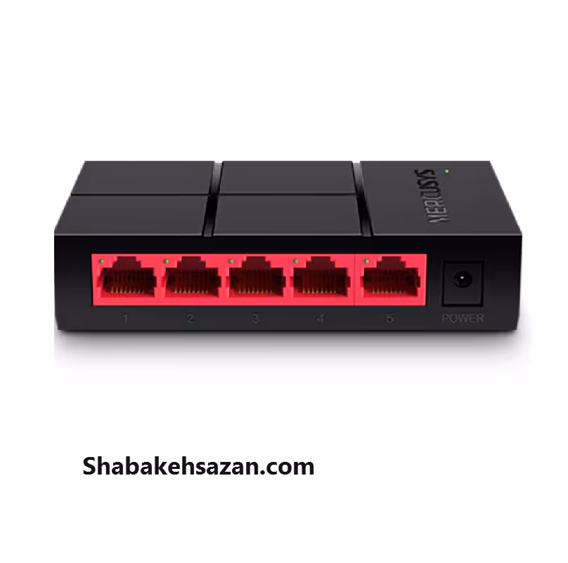 سوئیچ 5 پورت گیگابیت مرکوسیس مدل MS105G