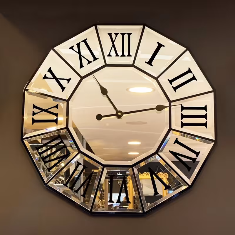 ساعت دیواری آینه ای ساعت دیواری مدرن ساعت دیواری مچرومی ساعت دیواری گرد ساعت دیواری فانتزی ساعت دیواری لوکس 