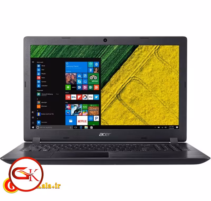 لپ تاپ خانگی واداری Aspire A315 با cpu core i5 وبا گرافیک 2 گیگابایت