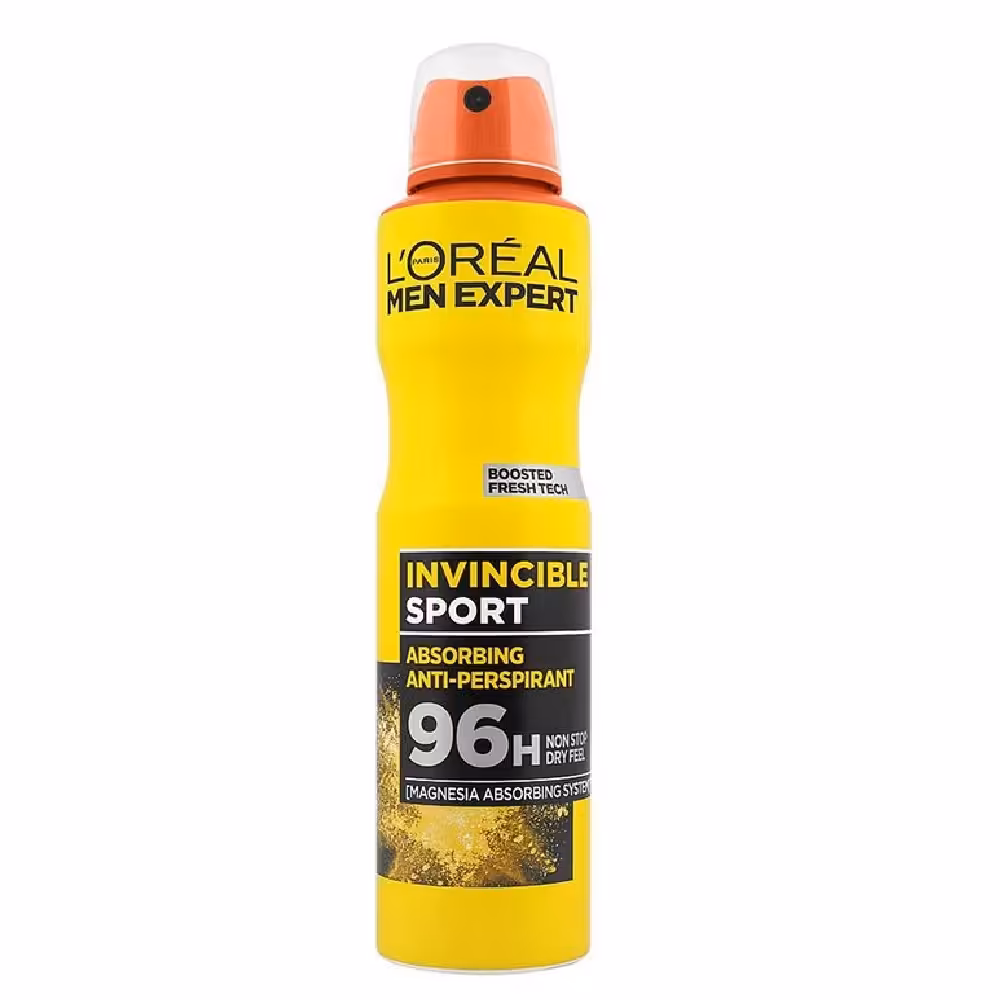 اسپری ضد تعریق 96 ساعته INVINCIBLE SPORT لورال
