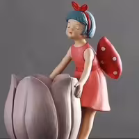 مجسمه شیک دختر   لاله 