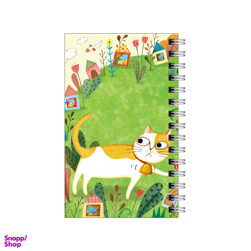 دفترچه یادداشت مدل to do list طرح گربه و خونه موش ها کد 3535831