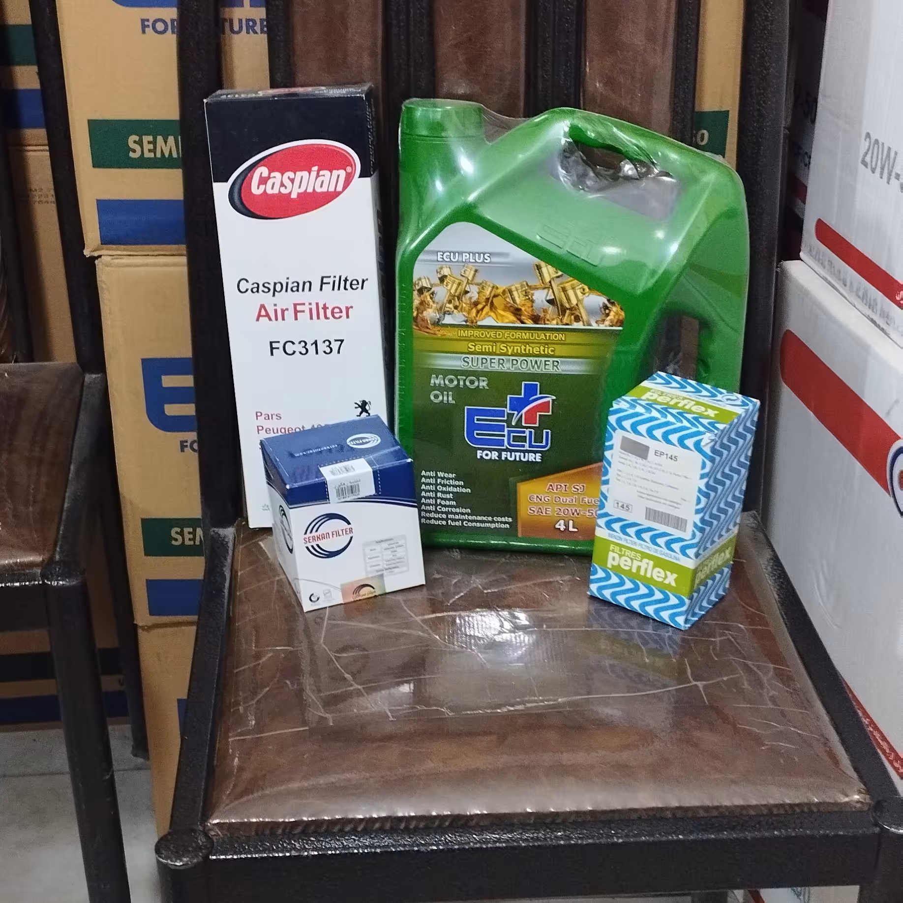 بسته تعویض روغن دوگانه سوز پژو سمند پارس معمولی به همراه هدیه 