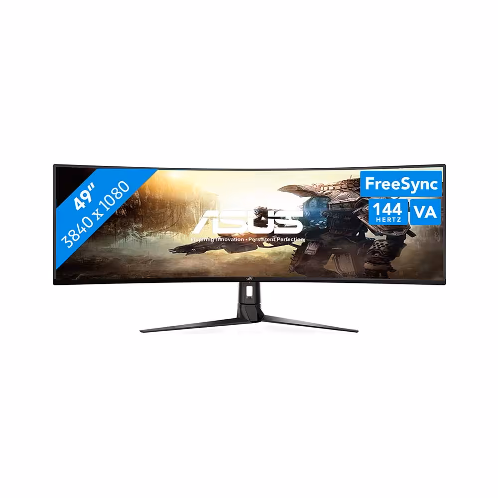 مانیتور خمیده گیمینگ 49 اینچ ایسوس سری ROG Strix XG49VQ 49