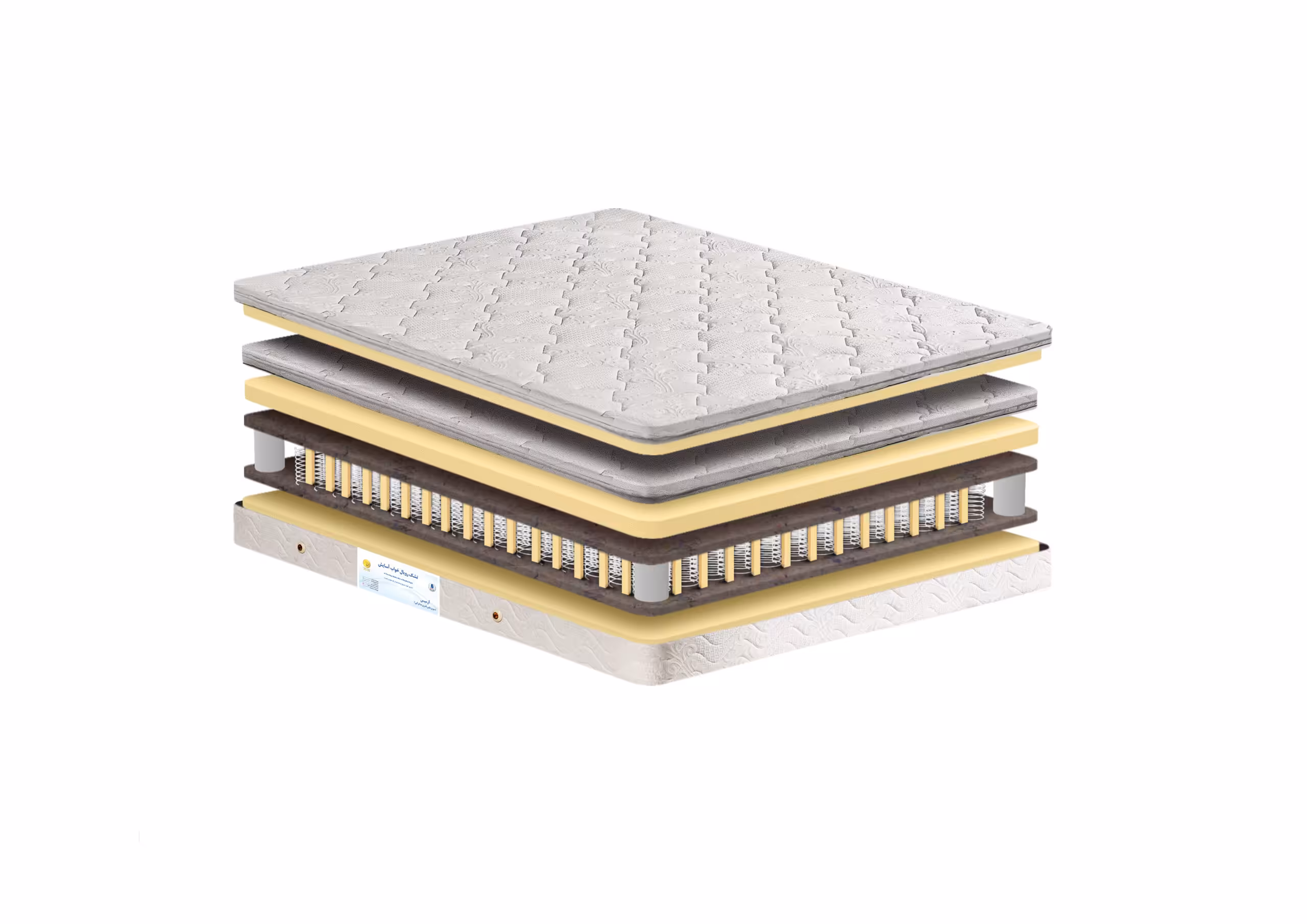تشک یک نفره رویال خواب آسایش مدل آرمیس سایز 90*200 سانتیمتر