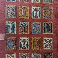 فرش پاتریس  فرش گلیم بختیاری 400شانه طرح کد  9934قالیچه 4متری