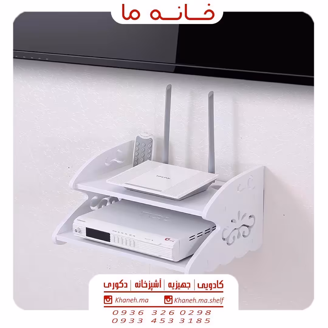 شلف دیواری جا dvd