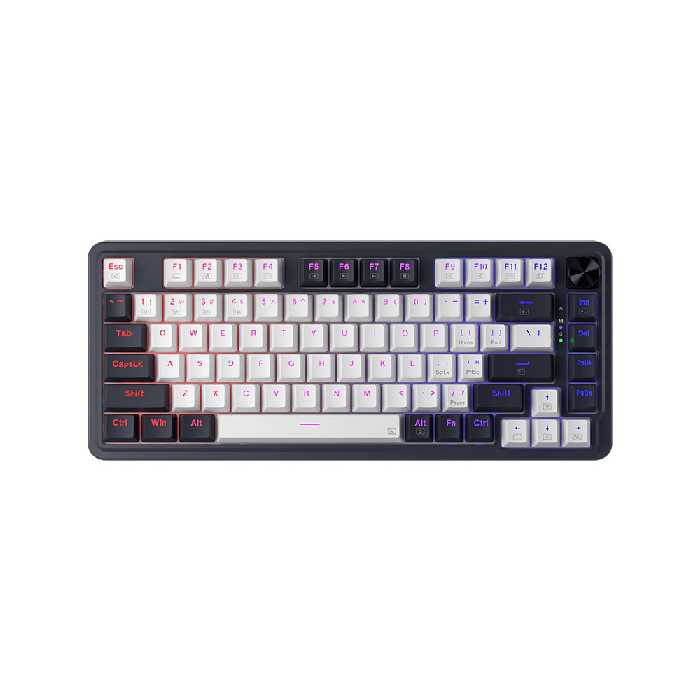 کیبورد گیمینگ بی سیم ردراگون مدل UCAL Pro K673 WB RGB با سوئیچ مکانیکال قرمز