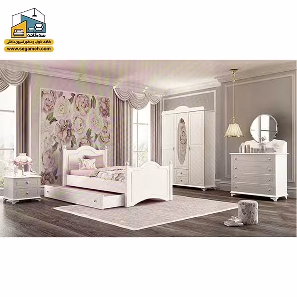 سرویس خواب یک نفره مدل رز کد BDS1021
