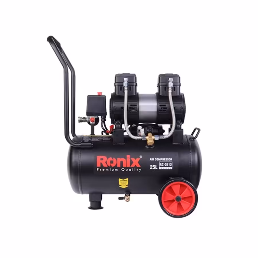کمپرسور باد 25 لیتری بی صدا رونیکس مدل RC-2512