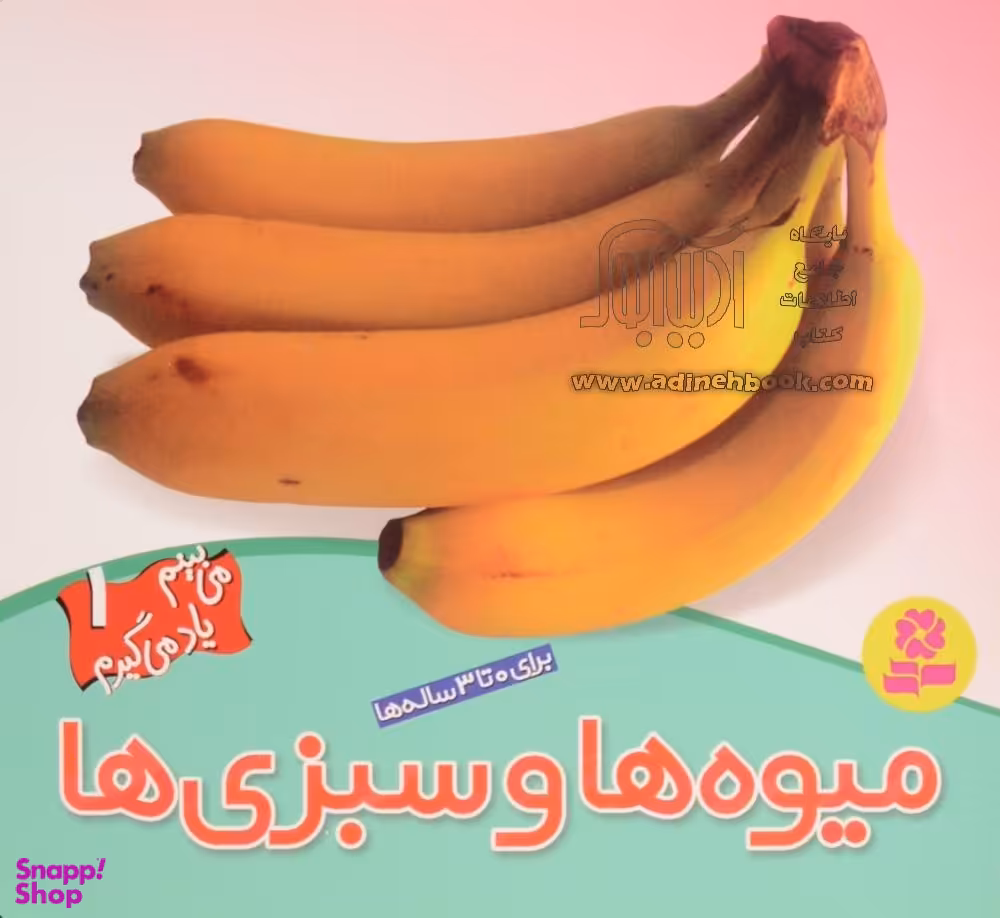 کتاب می بینم و یاد می گیرم 1 (میوه ها و سبزی ها) اثر لی چن ون جینگ انتشارات کتابهای بنفشه