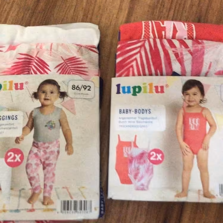 تاپ زیردکمه و شلوار بچگانه برند lupilu