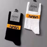 جوراب ساقدار NASA نخ پنبه فری سایز