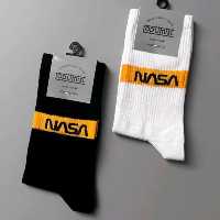جوراب ساقدار NASA نخ پنبه فری سایز