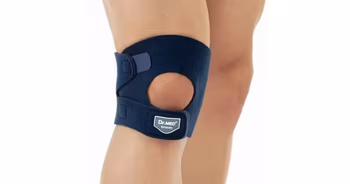 زانو بند کشکک باز دکتر مد کره جنوبی مدل DR.MED-K142 زانوبند دارای پد کشکک زانو - تک سایز