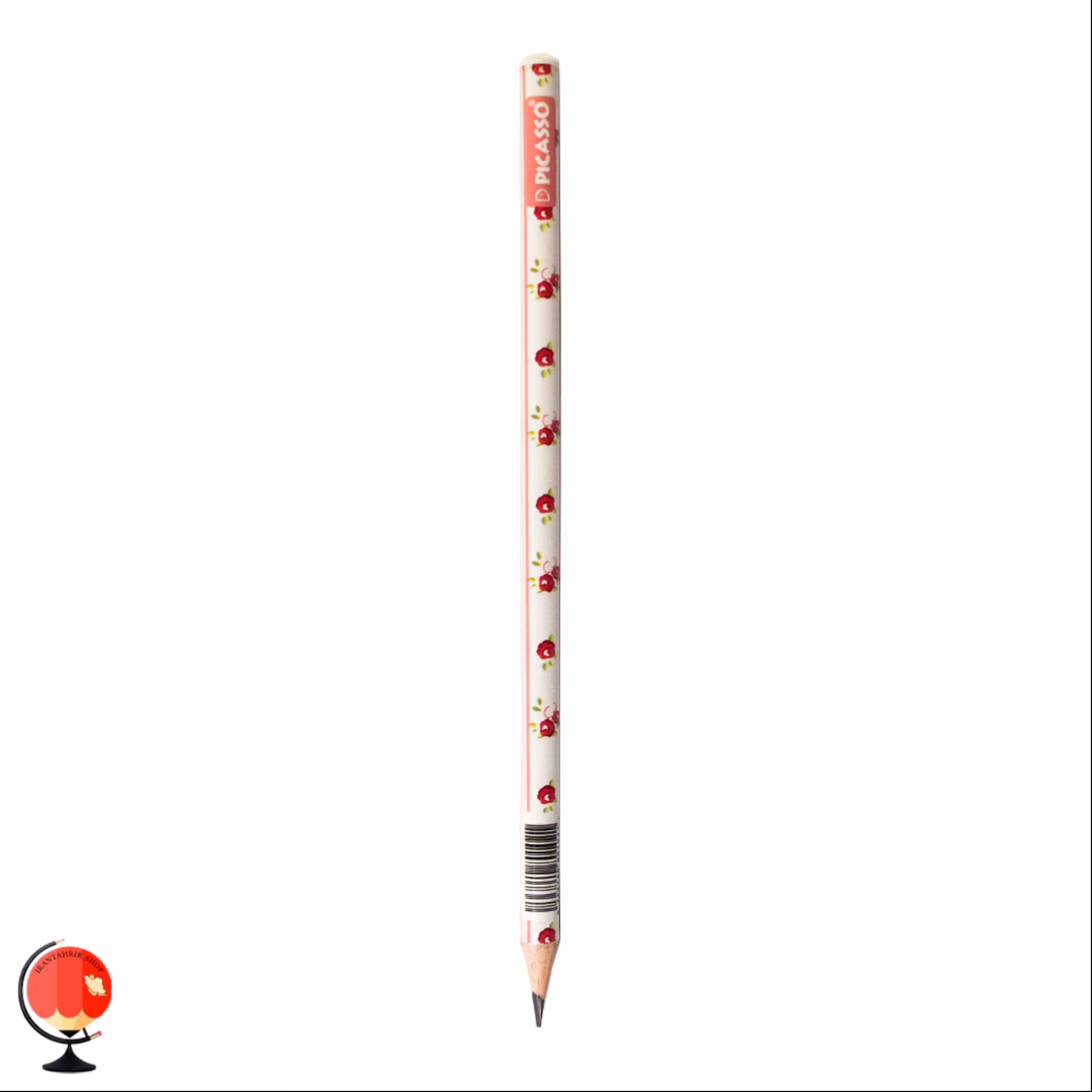 مداد مشکی پیکاسو HB طرح گل کد 1292