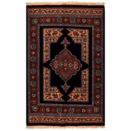 فرش دستبافت دو و نیم متری مدل ترکمن عشایری کد 991217