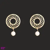گوشواره طلا 18 عیار زنانه سانا گالری کد D9671