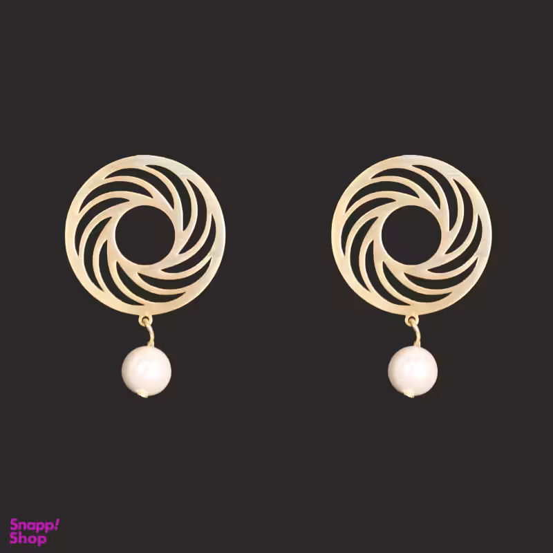 گوشواره طلا 18 عیار زنانه سانا گالری کد D9671