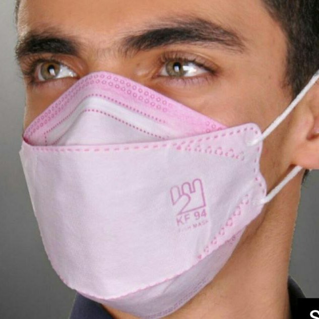 بسته 25 عددی ماسک سه بعدی سه لایه ضخیم رنگی