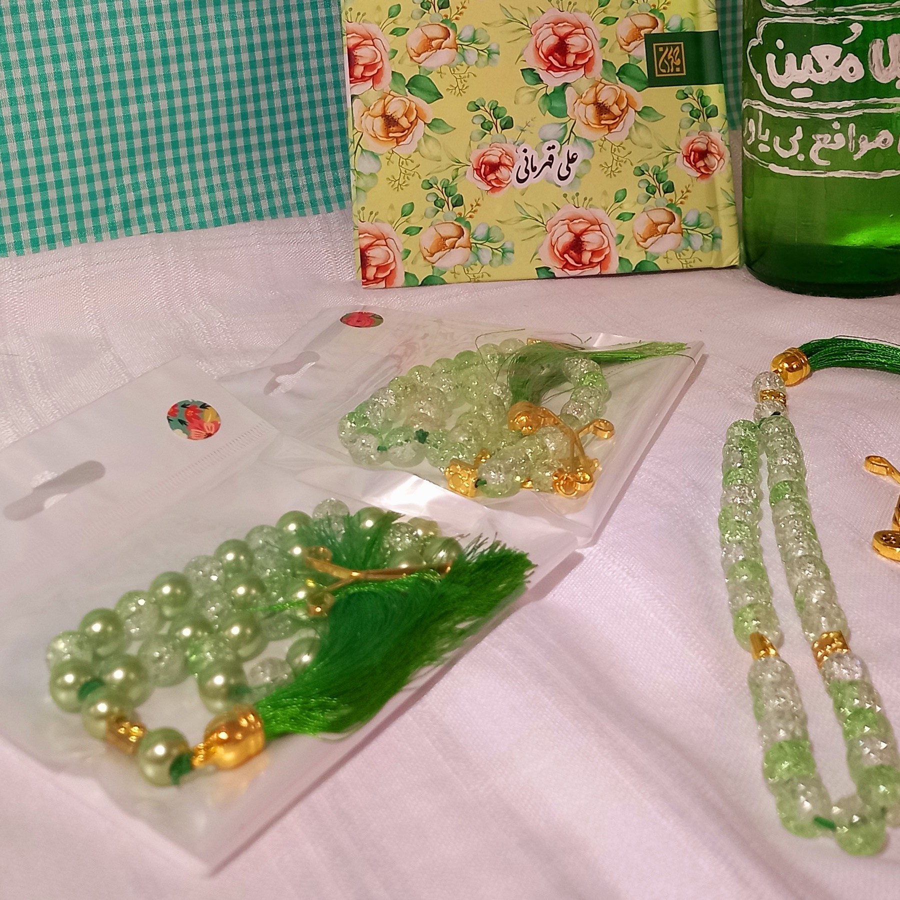 ست تسبیح و گیره روسری غدیری 